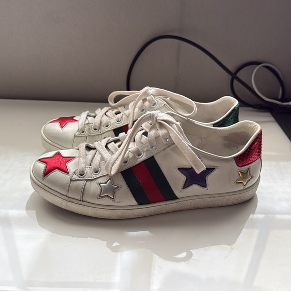 Gucci Ace Stars Sneakers - Picture 2 of 10